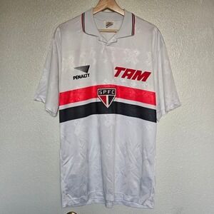 Vintage Sao Paulo‎ FC Penalty TAM Jersey Mens